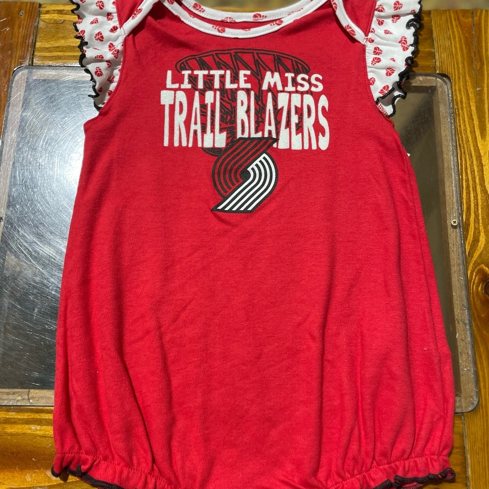NBA Trailblazers Red Toddler Apparel